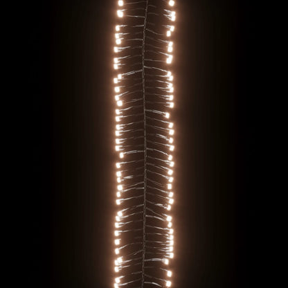 Led Cluster String Warm white PVC, Copper 75.6 ft length
