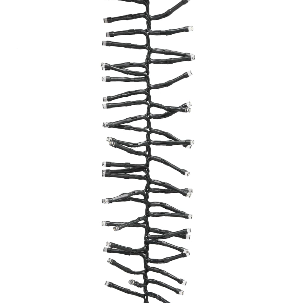 LED Cluster String Blue Polyvinylchloride (PVC), copper 75.8 ft