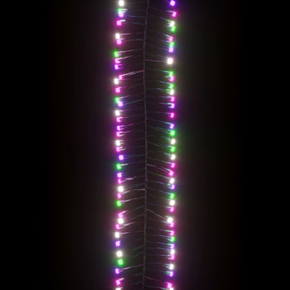 LED Cluster String Pastel Multicolour PVC, Copper Decorative Inlays