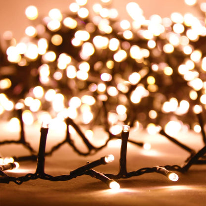 LED String Warm white Polyvinyl Chloride (PVC), copper Compact