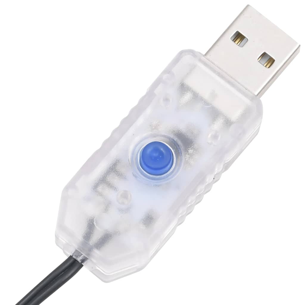LED String Warm white Polyvinyl Chloride (PVC), copper Compact