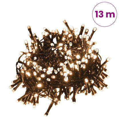 LED String Warm white Polyvinyl Chloride (PVC), copper Compact