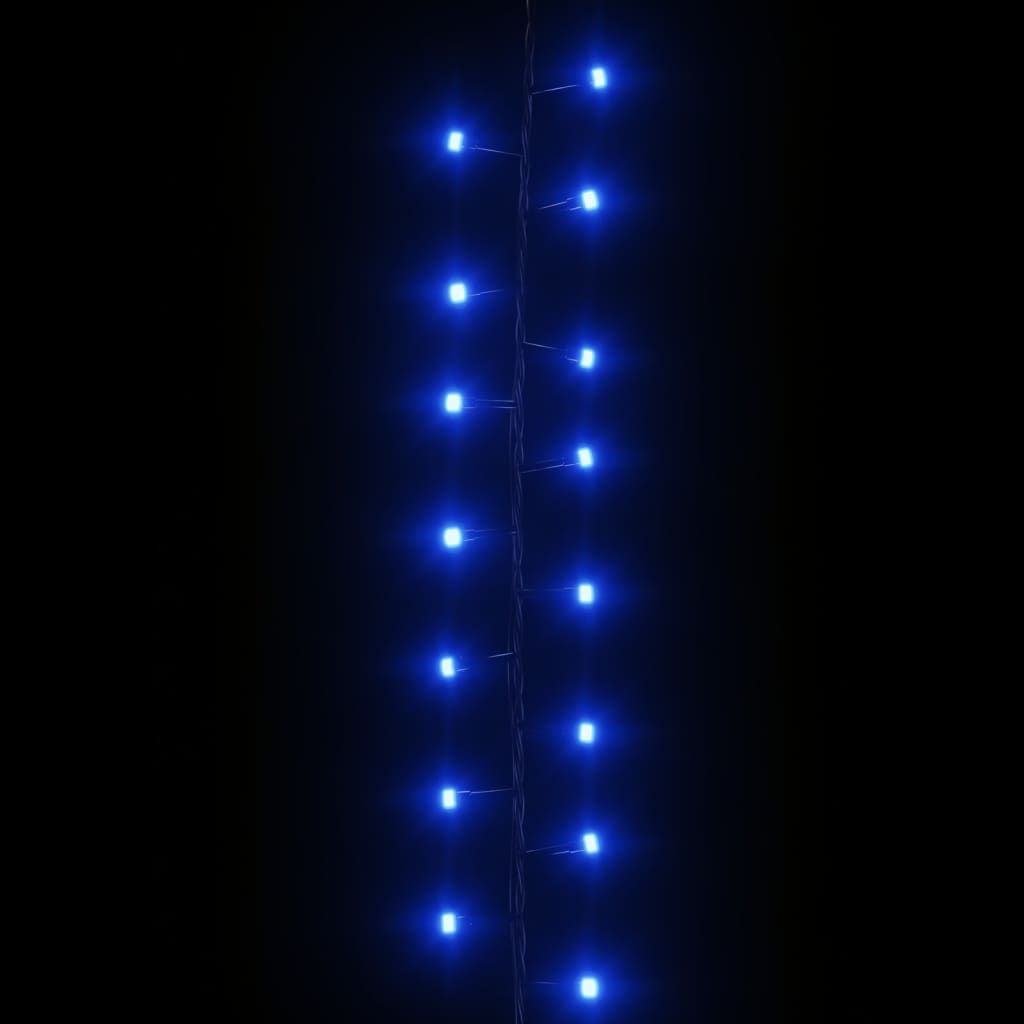 LED String Blue Polyvinylchloride (PVC), Copper Compact