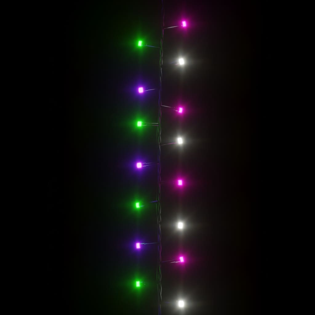 LED String Pastel Multicolored PVC, Copper Extra Long Lights