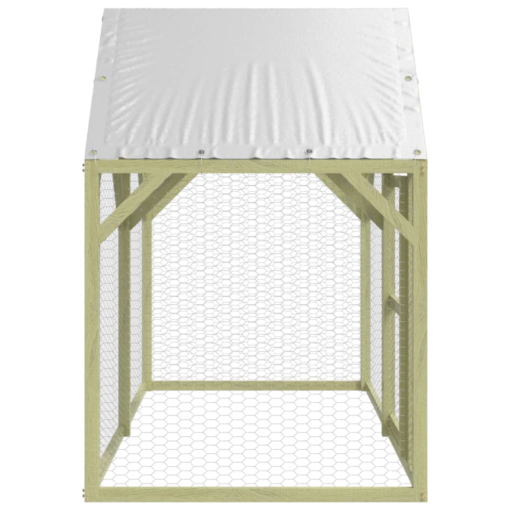 Chicken Coop Green treated pine with green polyester roof