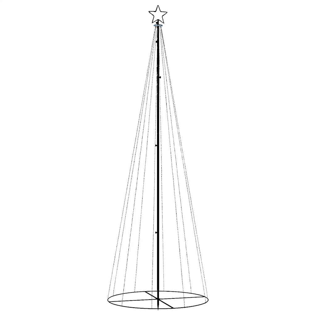 Christmas Cone Tree Colorful 310 LEDs 3x10 ft