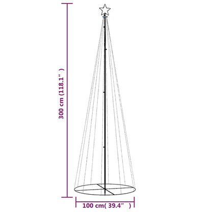 Christmas Cone Tree Colorful 310 LEDs 3x10 ft