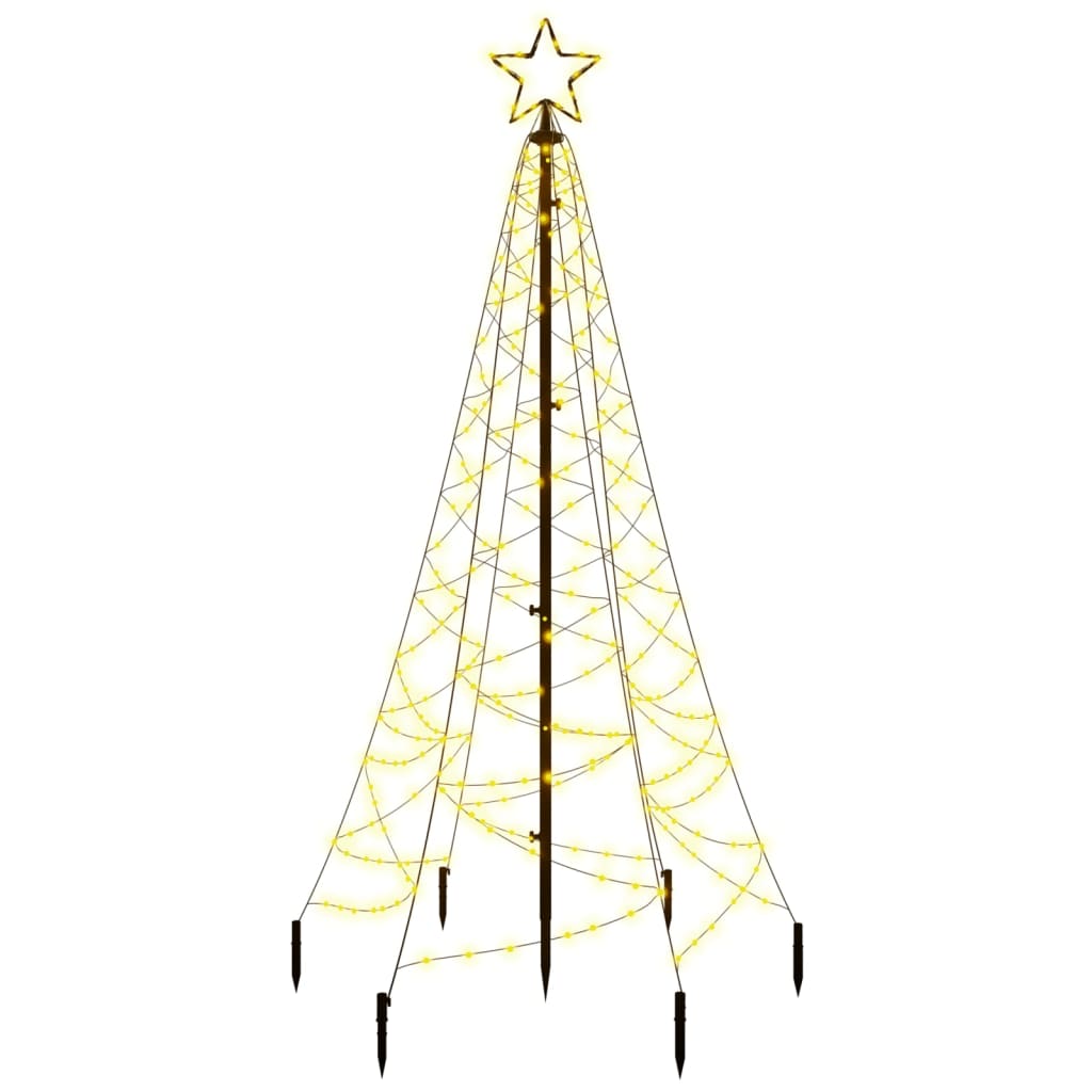 Christmas Tree with Spike Warm White 200 LEDs 6 ft