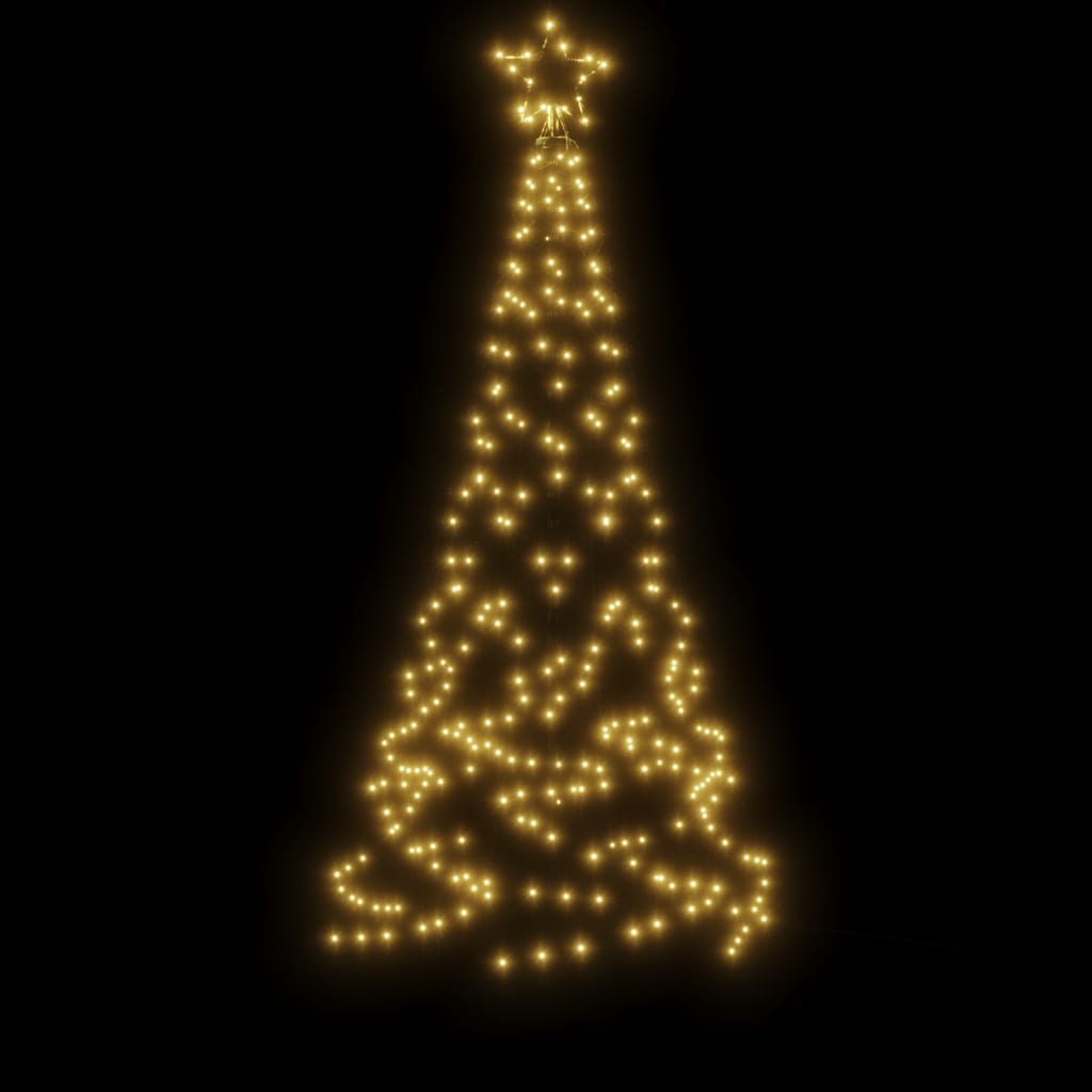 Christmas Tree with Spike Warm White 200 LEDs 6 ft