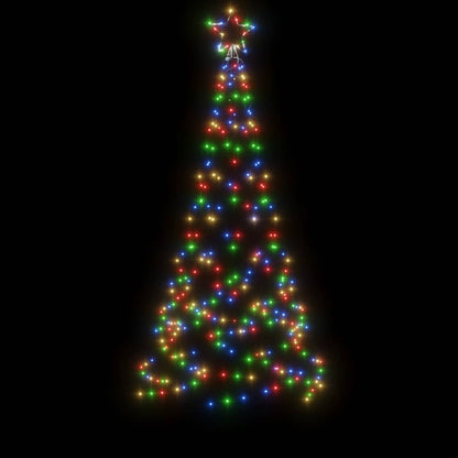 Christmas Tree with Spike Colorful 200 LEDs 6 ft