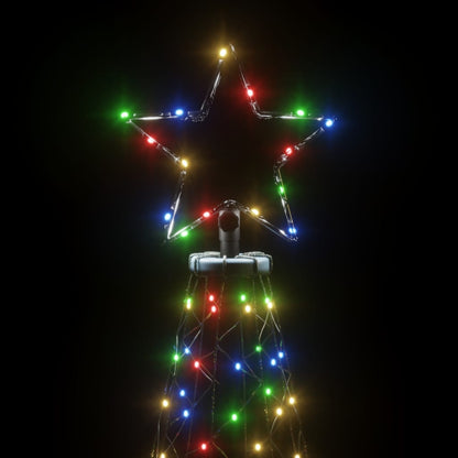 Christmas Tree with Spike Colorful 200 LEDs 6 ft