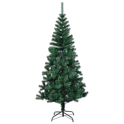 Artificial Christmas Tree with Iridescent Tips Green 4 ft PVC