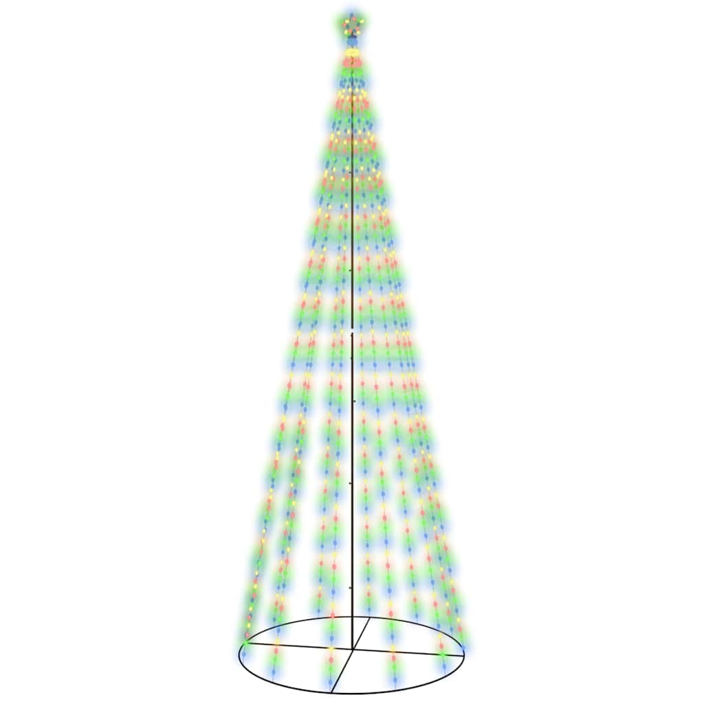 Christmas Cone Tree Colorful 732 LEDs 5x16 ft