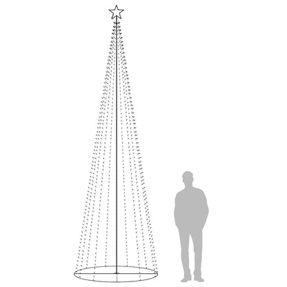 Christmas Cone Tree Colorful 732 LEDs 5x16 ft