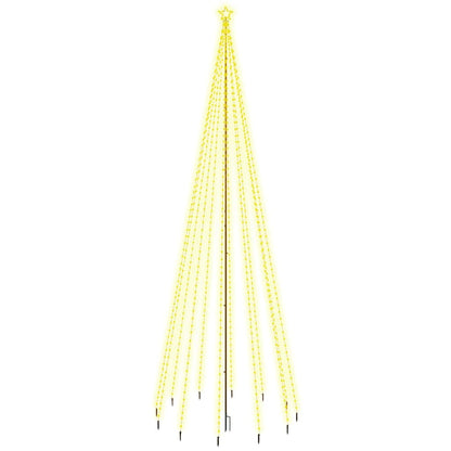 Christmas Tree with Spike Warm White 732 LEDs 16 ft