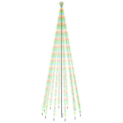 Christmas Tree With Spike Multicolor Powder-coated steel, copper, PVC