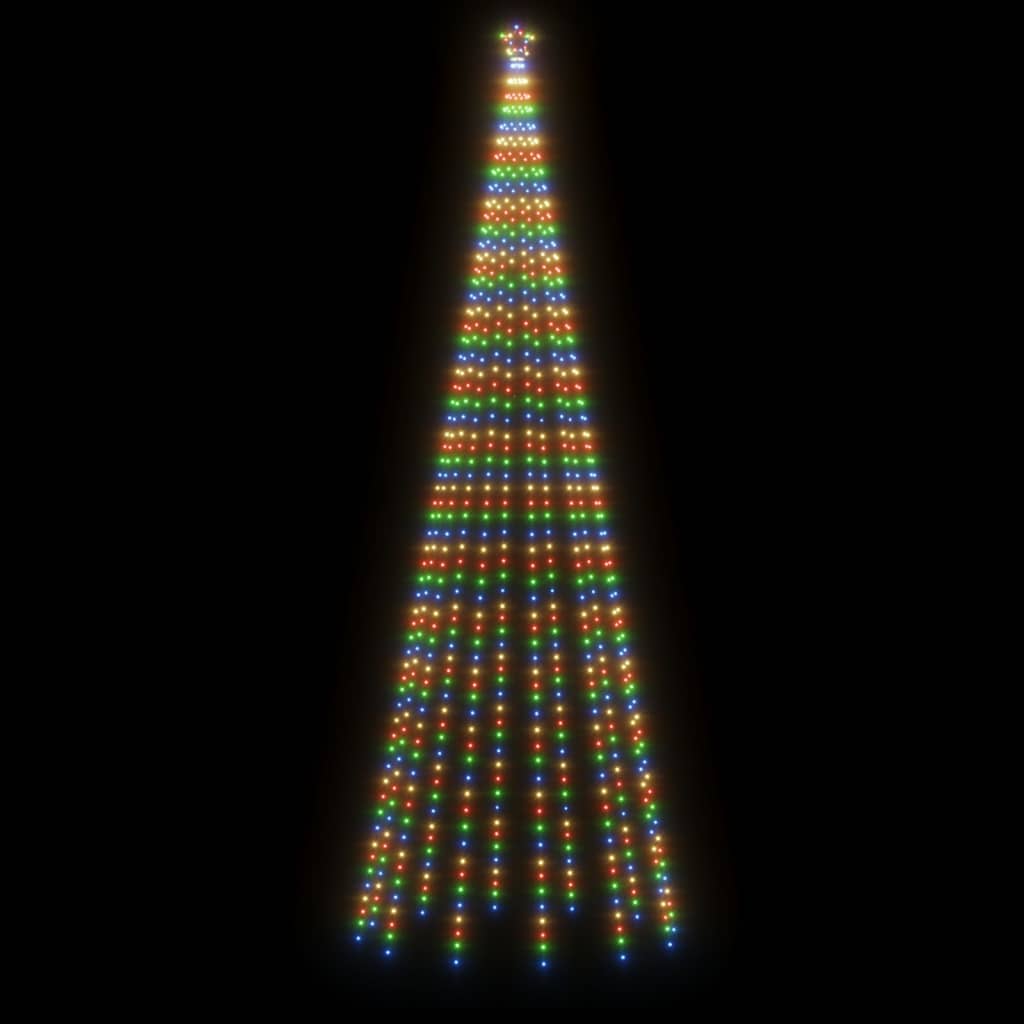 Christmas Tree With Spike Multicolor Powder-coated steel, copper, PVC