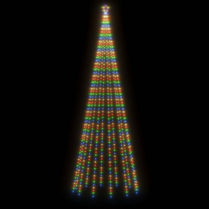 Christmas Tree With Spike Multicolor Powder-coated steel, copper, PVC