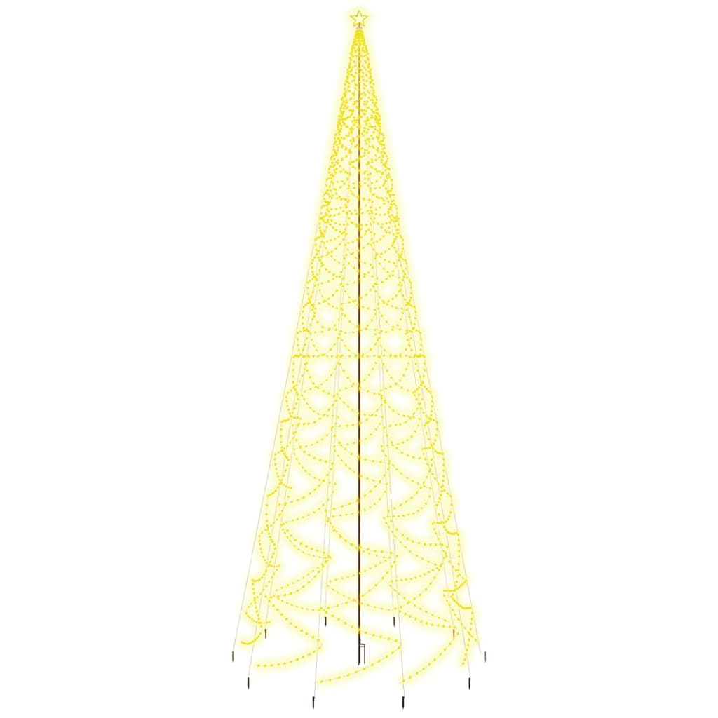Christmas Tree with Spike Warm White 3000 LEDs 26 ft