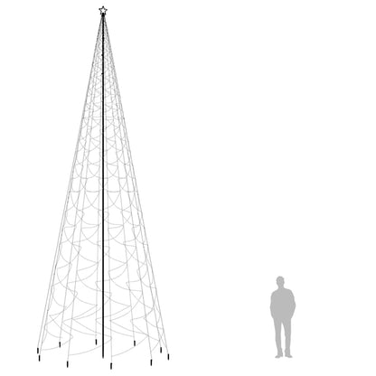 Christmas Tree with Spike Blue 3000 LEDs 26 ft