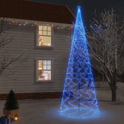Christmas Tree with Spike Blue 3000 LEDs 26 ft
