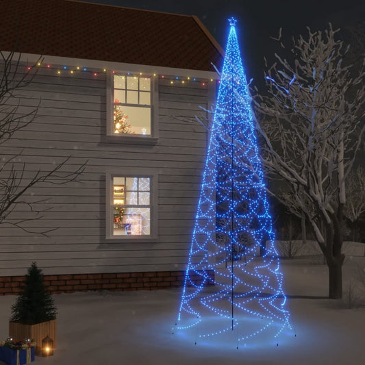 Christmas Tree with Spike Blue 3000 LEDs 26 ft