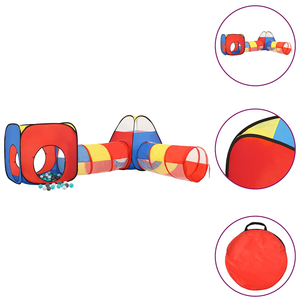 Play Tent Colorful Polyester Medium Collapsible Kids Play Tent