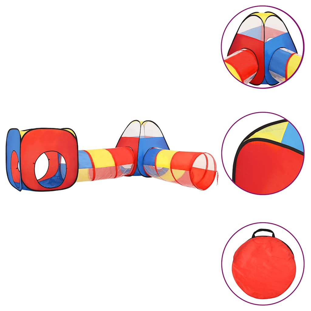 Play Tent Colorful Polyester Medium Collapsible Kids Play Tent
