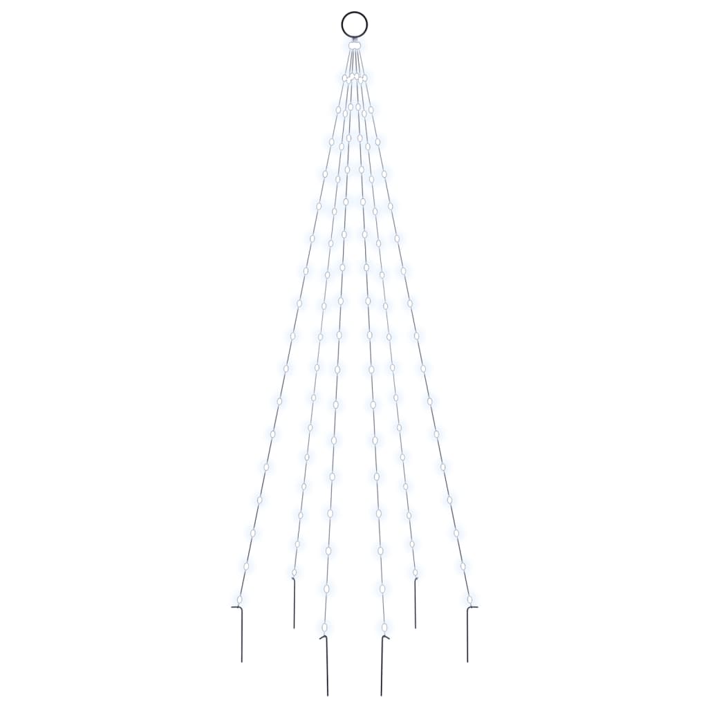 Christmas Tree Cool White Copper Collapsible Christmas Tree