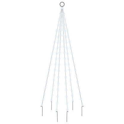 Christmas Tree Cool White Copper Collapsible Christmas Tree
