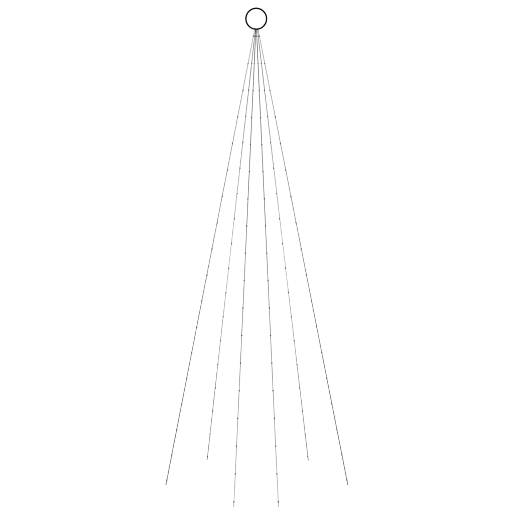 Christmas Tree Cool White Copper Collapsible Christmas Tree