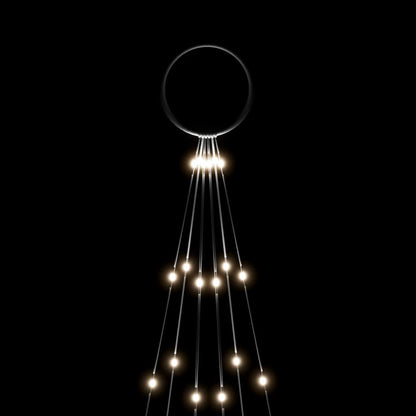 Christmas Tree Cool White Copper Collapsible Christmas Tree