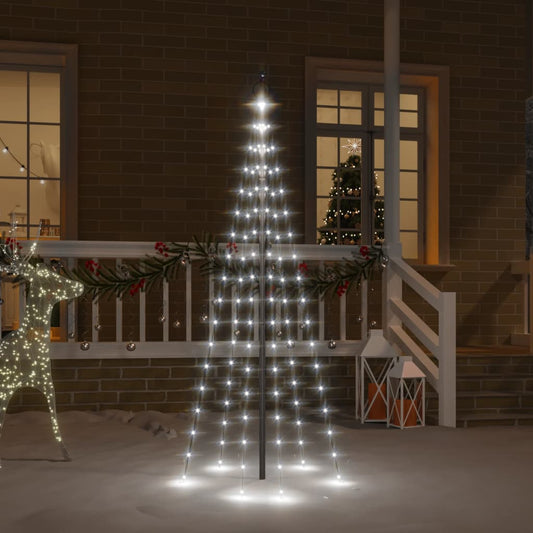 Christmas Tree Cool White Copper Collapsible Christmas Tree