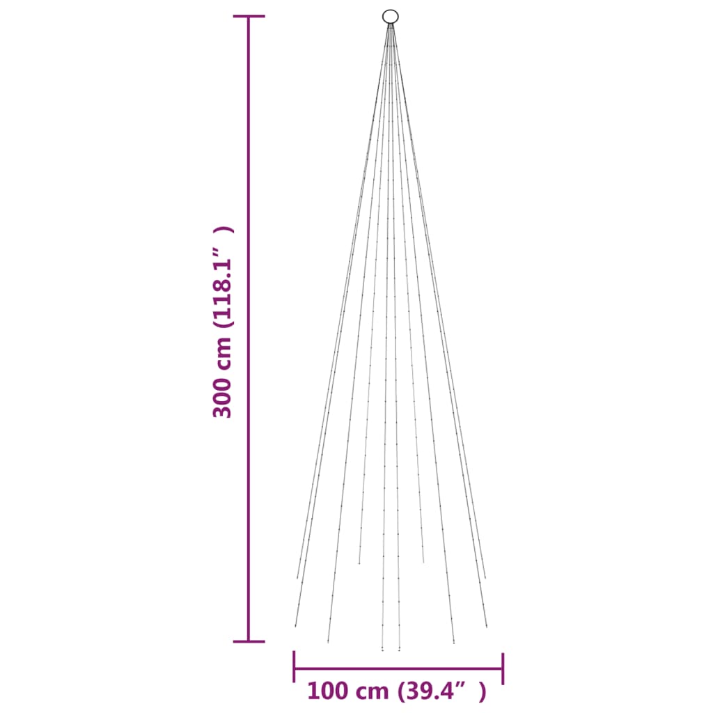 Christmas Tree Cold white copper PVC Copper, PVC