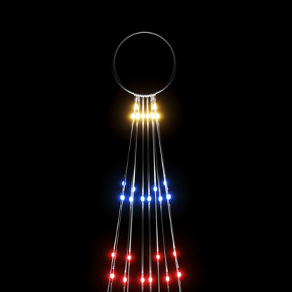 Christmas Tree Multicolor Copper 118.1 in x 39.4 in