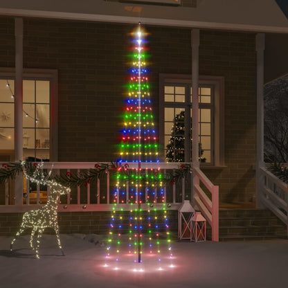 Christmas Tree Multicolor Copper 118.1 in x 39.4 in
