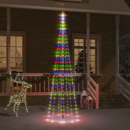 Christmas Tree Multicolor Copper 118.1 in x 39.4 in