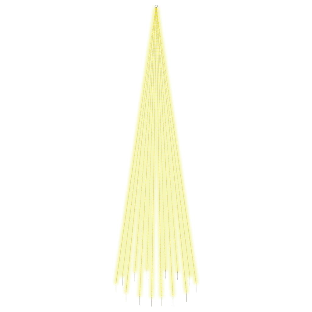 Christmas Tree Warm White Copper 26.2ft Height Collapsible