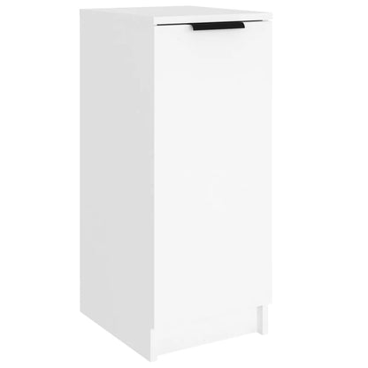 Shoe Cabinet White 11.8x13.8x27.6" Engineered Wood