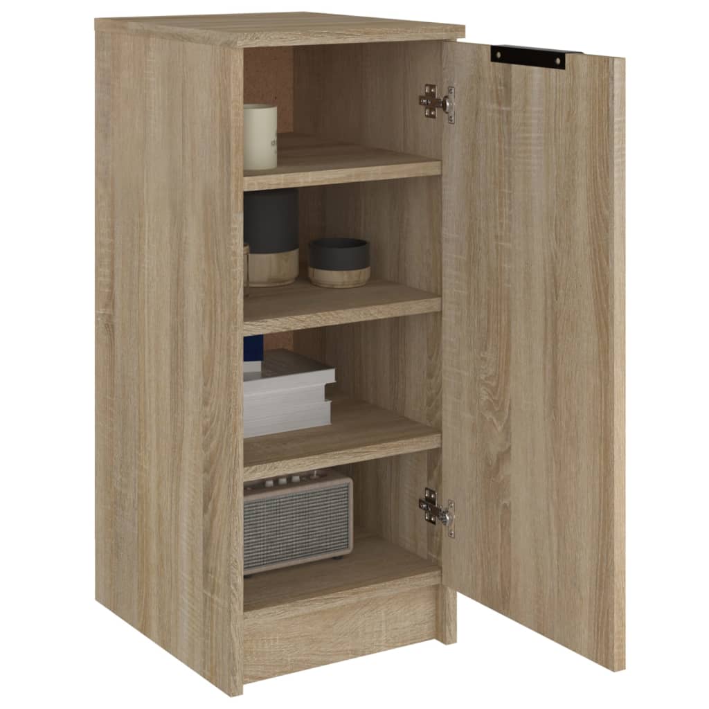 Shoe Cabinet Sonoma Oak 11.8x13.8x27.6" Engineered Wood