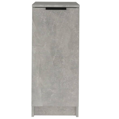Shoe Cabinet Concrete Grey 11.8x13.8x27.6" Engineered Wood