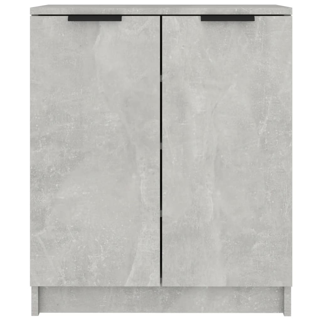 Shoe Cabinet Concrete Grey 23.2x13.8x27.6" Engineered Wood