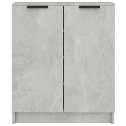Shoe Cabinet Concrete Grey 23.2x13.8x27.6" Engineered Wood