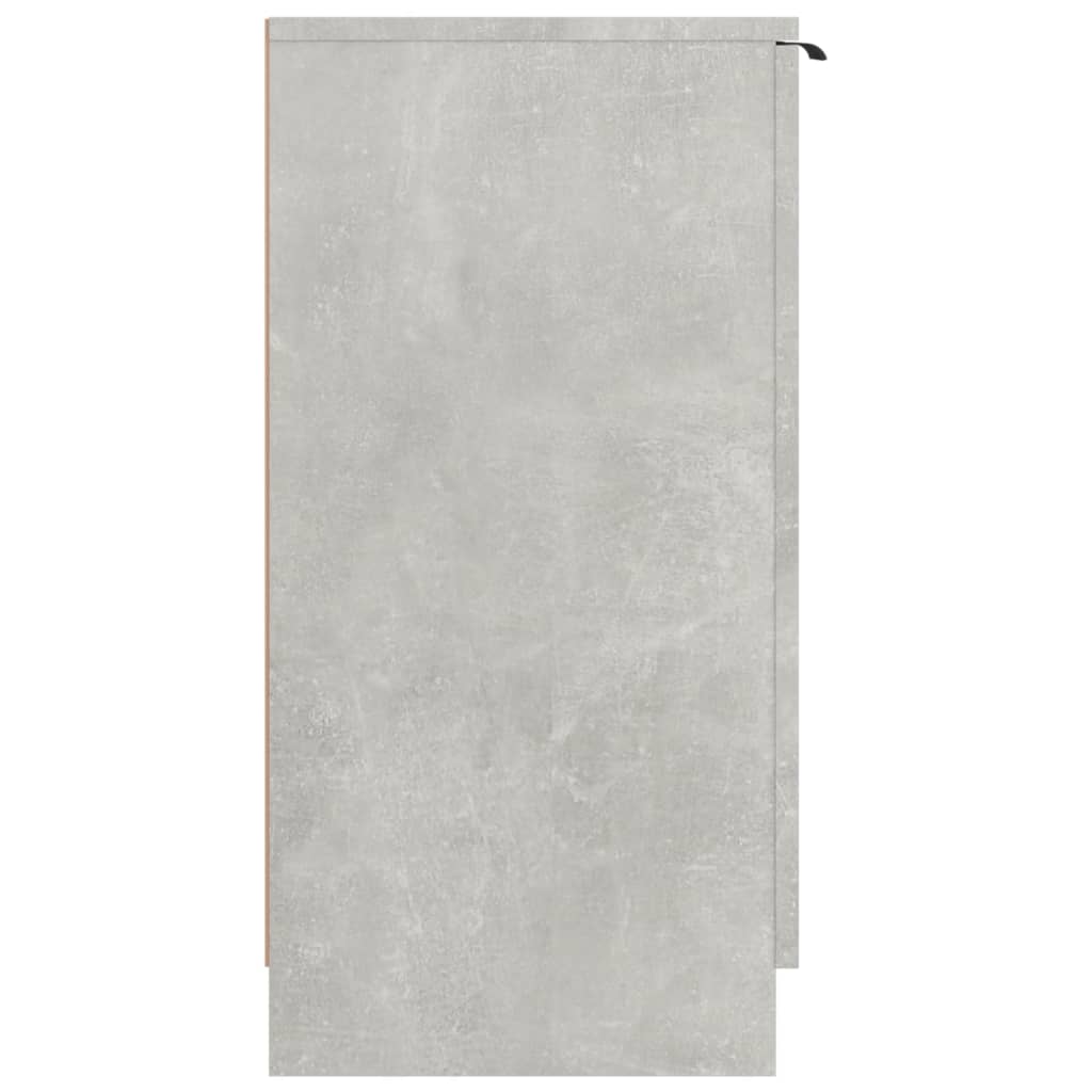 Shoe Cabinet Concrete Grey 23.2x13.8x27.6" Engineered Wood