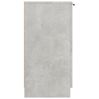 Shoe Cabinet Concrete Grey 23.2x13.8x27.6" Engineered Wood
