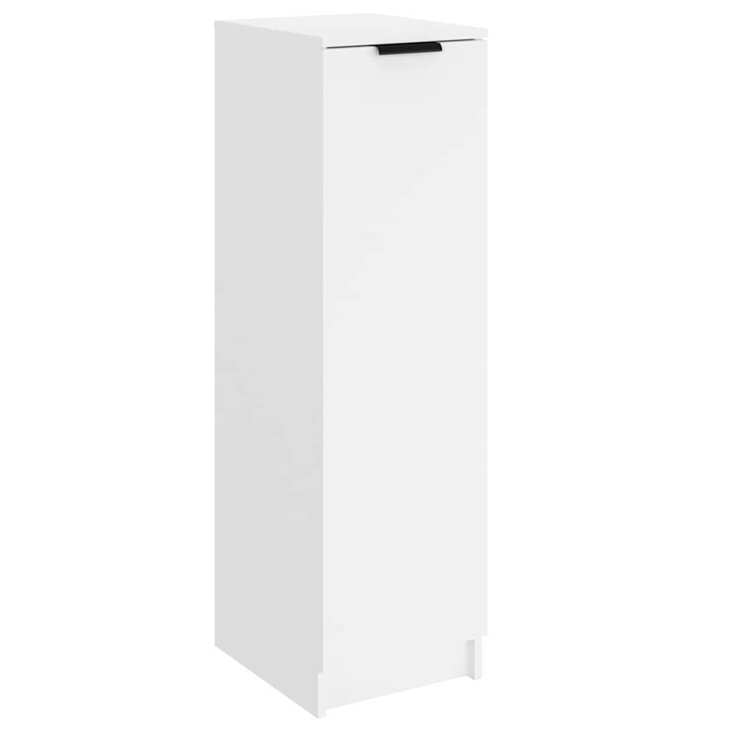 Shoe Cabinet White 11.8x13.8x39.4" Engineered Wood