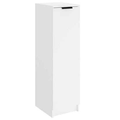 Shoe Cabinet White 11.8x13.8x39.4" Engineered Wood