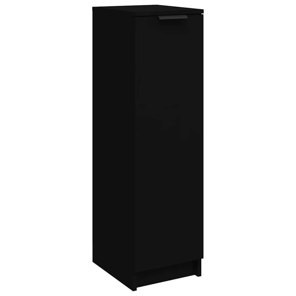 Shoe Cabinet Black 11.8"x13.8"x39.4" Engineered Wood