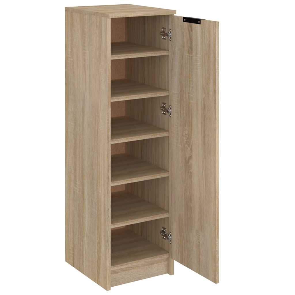 Shoe Cabinet Sonoma Oak 11.8"x13.8"x39.4" Engineered Wood
