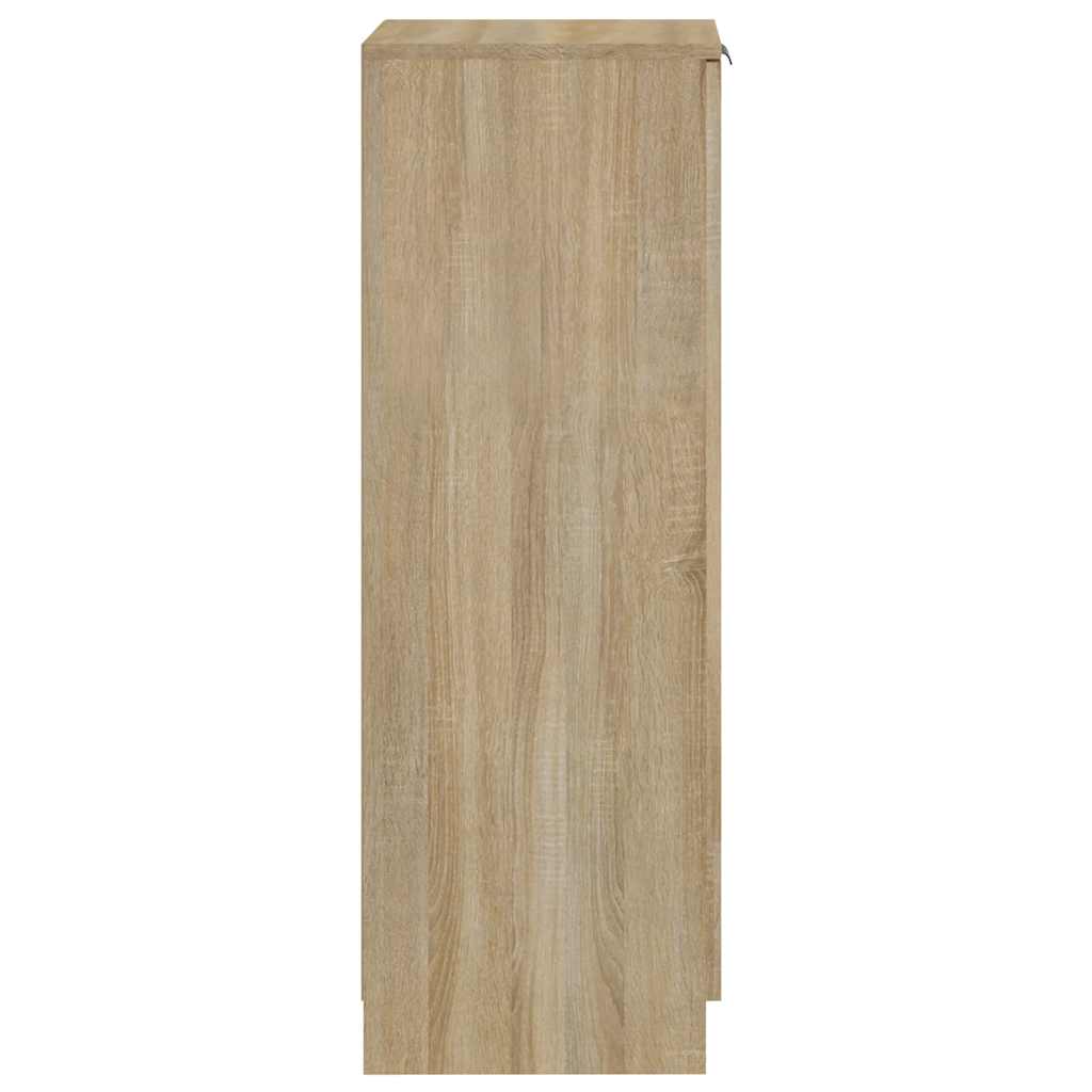 Shoe Cabinet Sonoma Oak 11.8"x13.8"x39.4" Engineered Wood